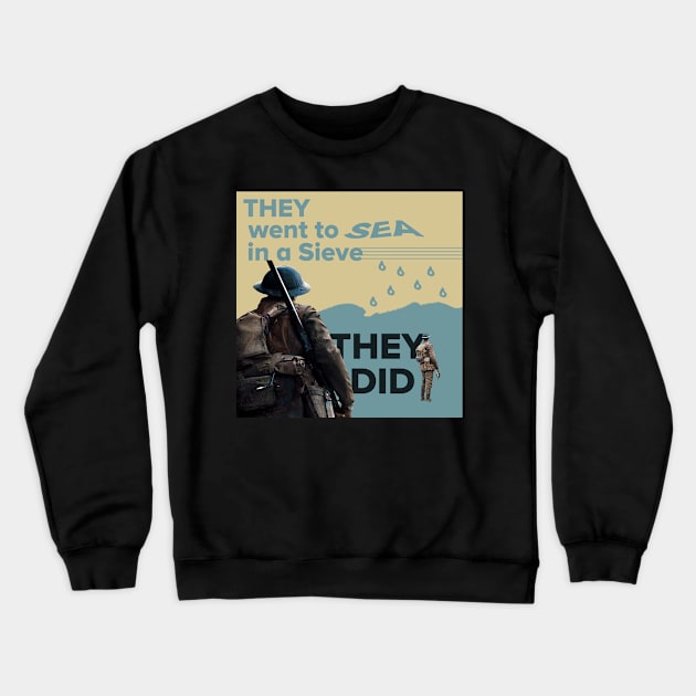 they went to sea Crewneck Sweatshirt by olympain